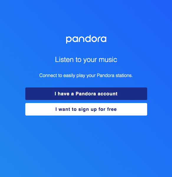 Forbidden to attach device for this account pandora